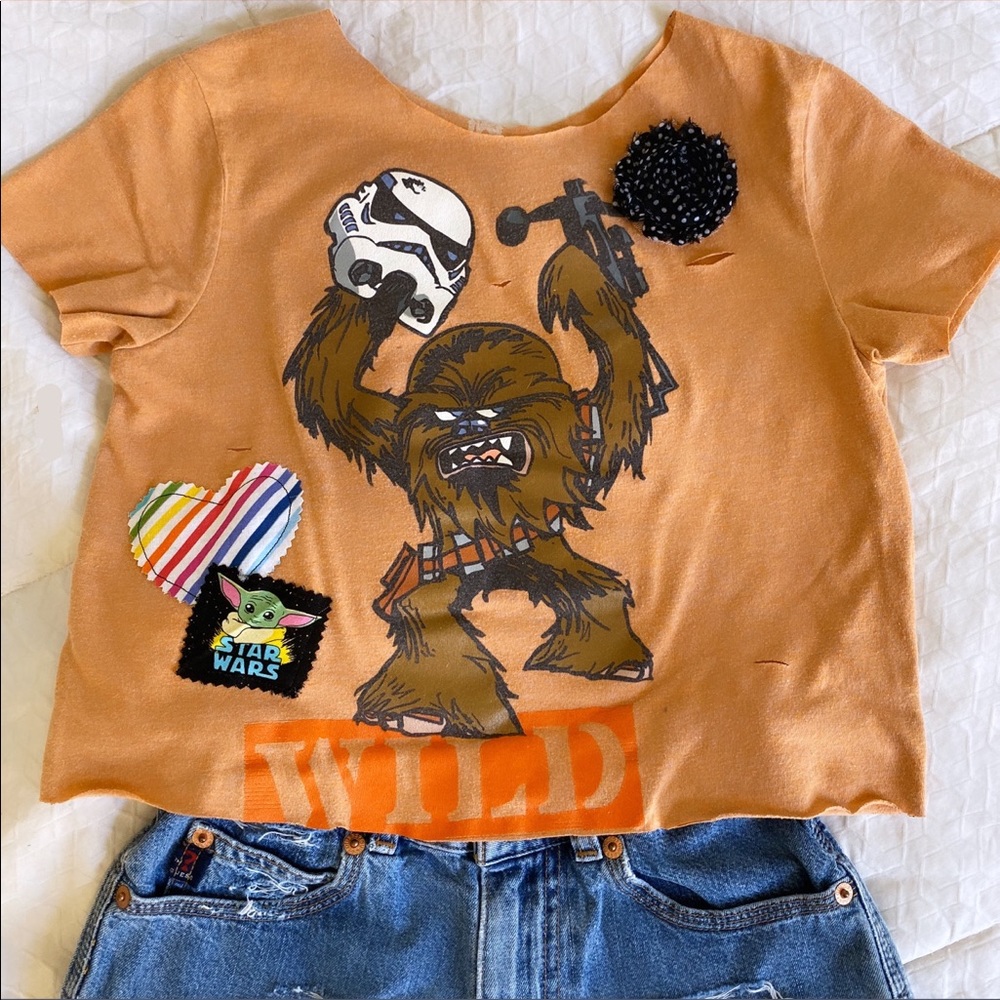 Disney Star Wars OOAK Cropped Kids T-shirt